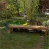 Hampton Gartenbank ohne Rückenlehne 200 cm - Zertifiziertes Teakholz GRADE A