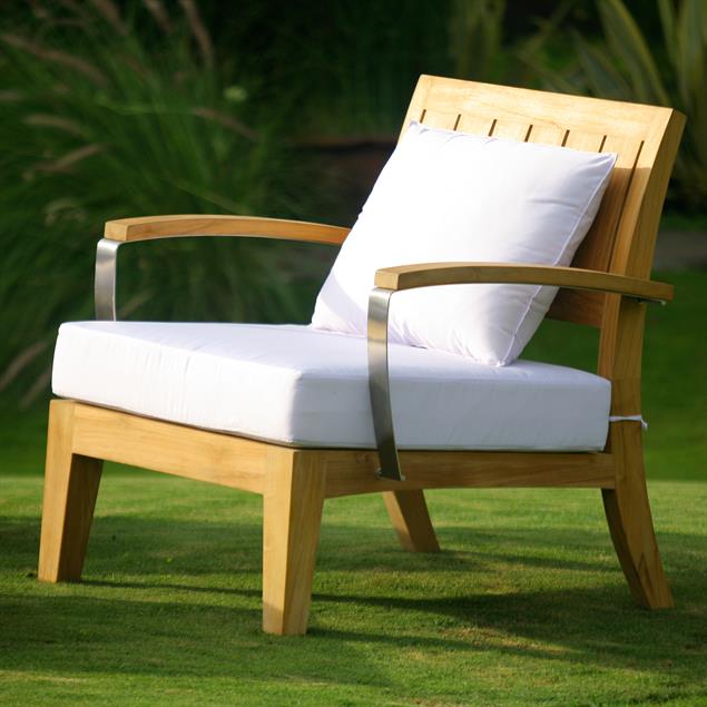 Nivelle Polsterset Sessel 2-teilig 12 cm dick Sunproof