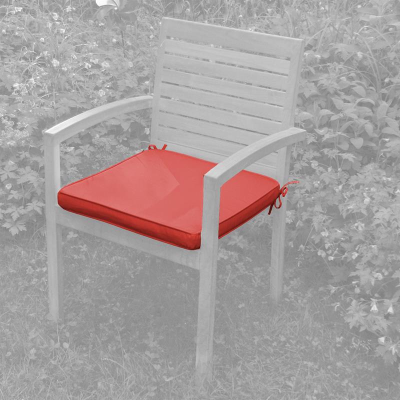 Sitzkissen FIELD Grau Sitzunterlage 50x50 cm für Gartenmöbel - online