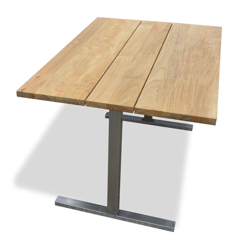 Planka Dining Lounge Tisch 120 x 80 x 69 cm Teak Gr… | TEAKoUTLET