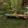 Hampton Gartenbank ohne Rückenlehne 200 cm - Zertifiziertes Teakholz GRADE A